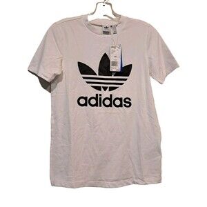 Adidas Originals Trefoil T-Shirt Casual Athletic White/Black CV9889 Sz XS NWT